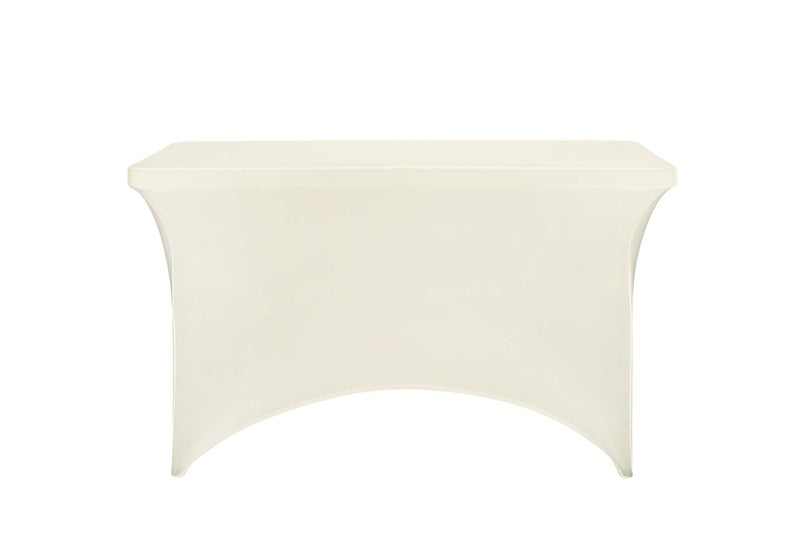 LZY Spandex Fitted Stretch Table Cover for 4ft or 6ft or 8ft Folding Table, Rectangular Cocktail Tablecloth, Perfect for Party or Banquet - Image 2